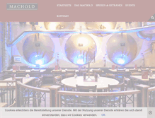 Tablet Screenshot of bierhaus-machold.com